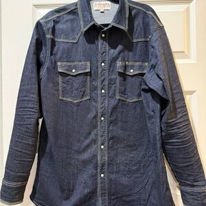 Schaefer Outfitters Men's Blue Denim Shirt